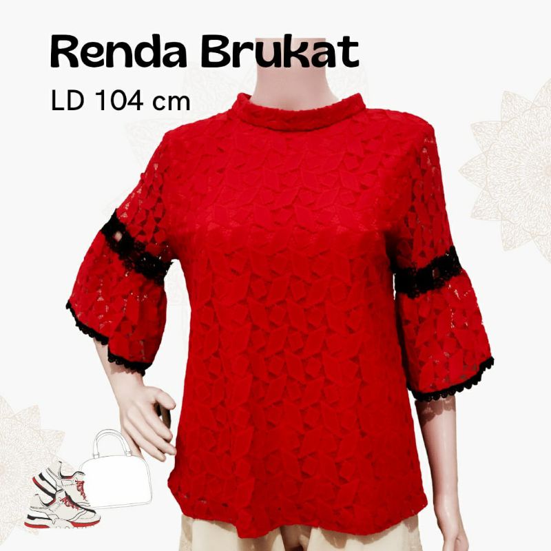 atasan cewek atasan wanita pakaian import wanita renda brukat