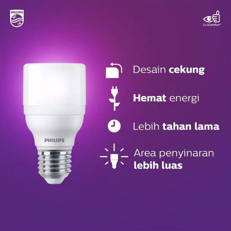 Philips Lampu LED Bright 9 watt | LED Bright Philips 9W