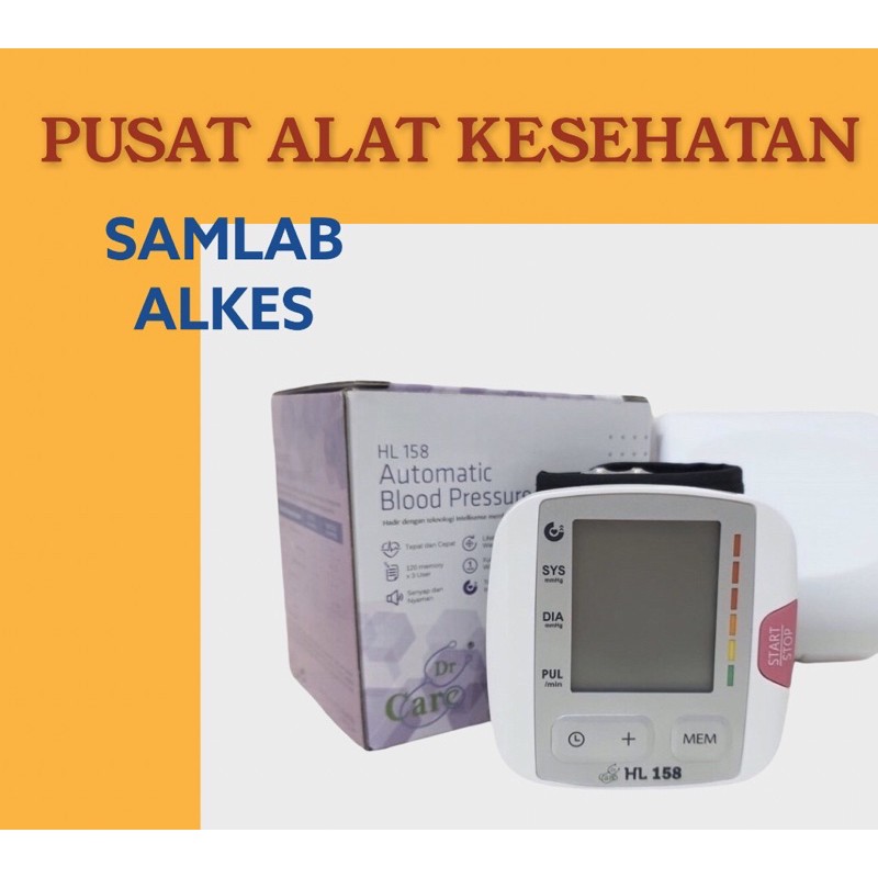 Tensimeter Digital Dr Care Pergelangan HL-158 / Tensi Digital HL-158 / Tensimeter