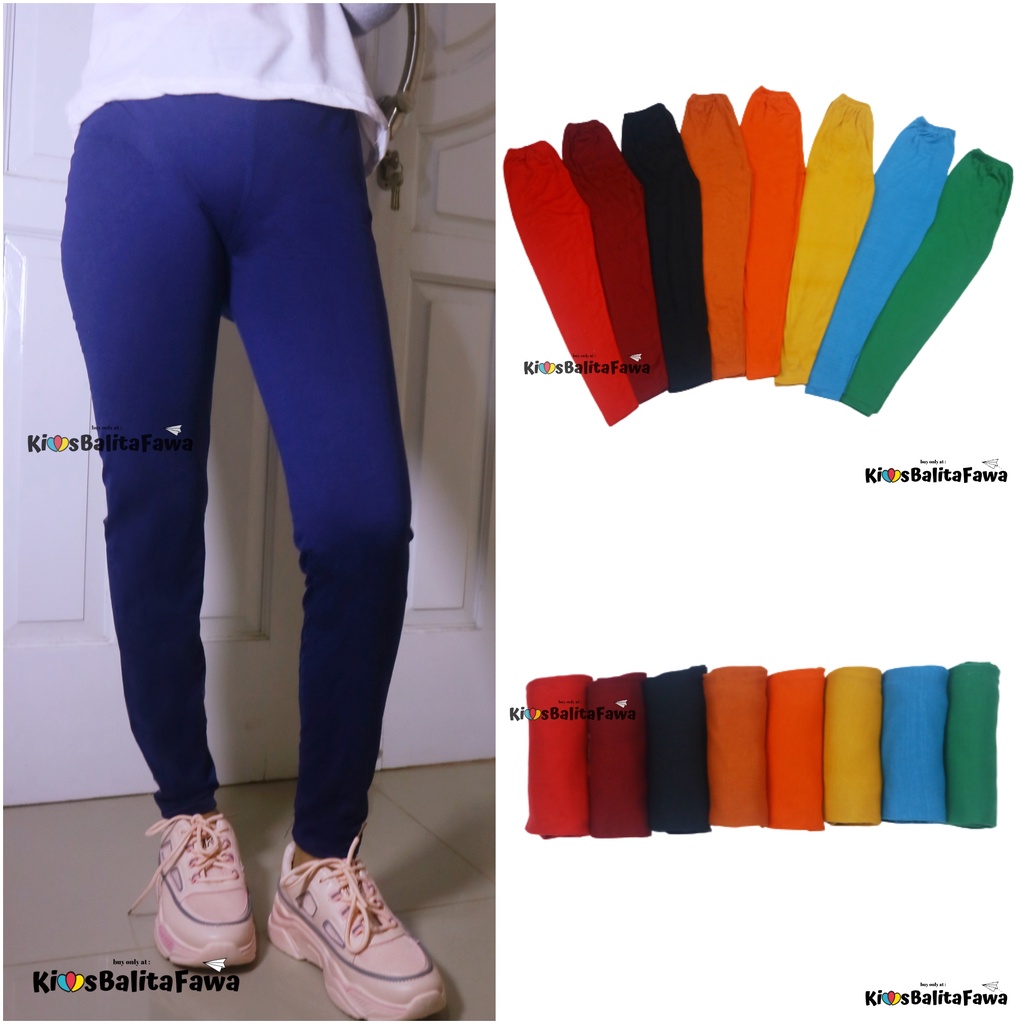 Legging Import Sheila uk 4-5 Tahun / Cotton Celana Ketat Polos Good Quality Leging Panjang Anak Perempuan