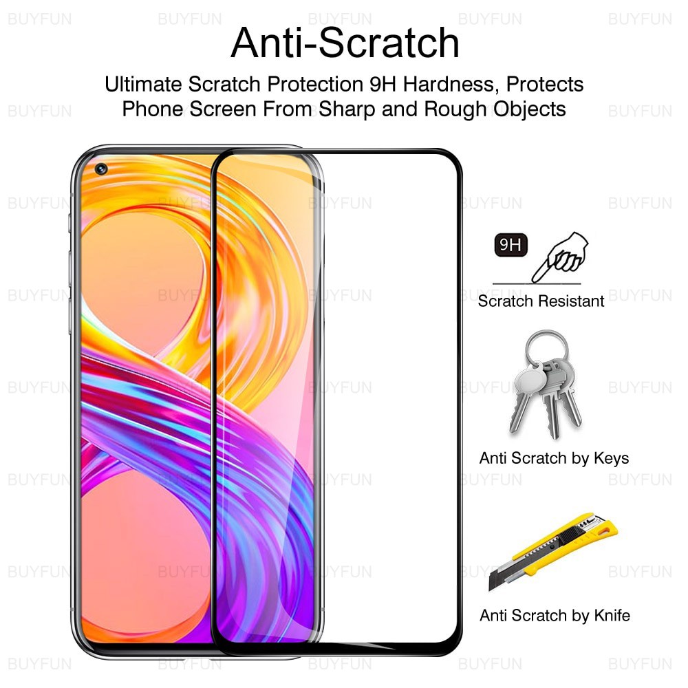 Tempered Glass Layar Realme 8 Pro 2021 + Skin Carbon 3D