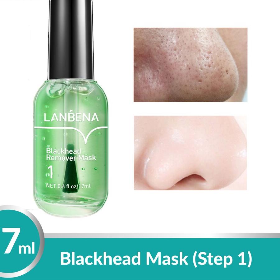 ☄️Harga Baru [BPOM] LANBENA Masker Komedo Penghilang menghilangkan Komedo STEP 1 & Pore Minimizer Se