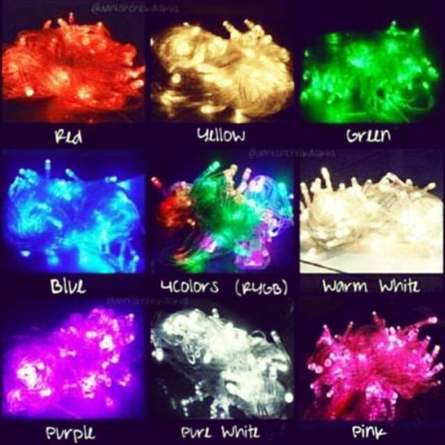 LAMPU TUMBLR MURAH "TUMBLR 100 LED 10 METER"