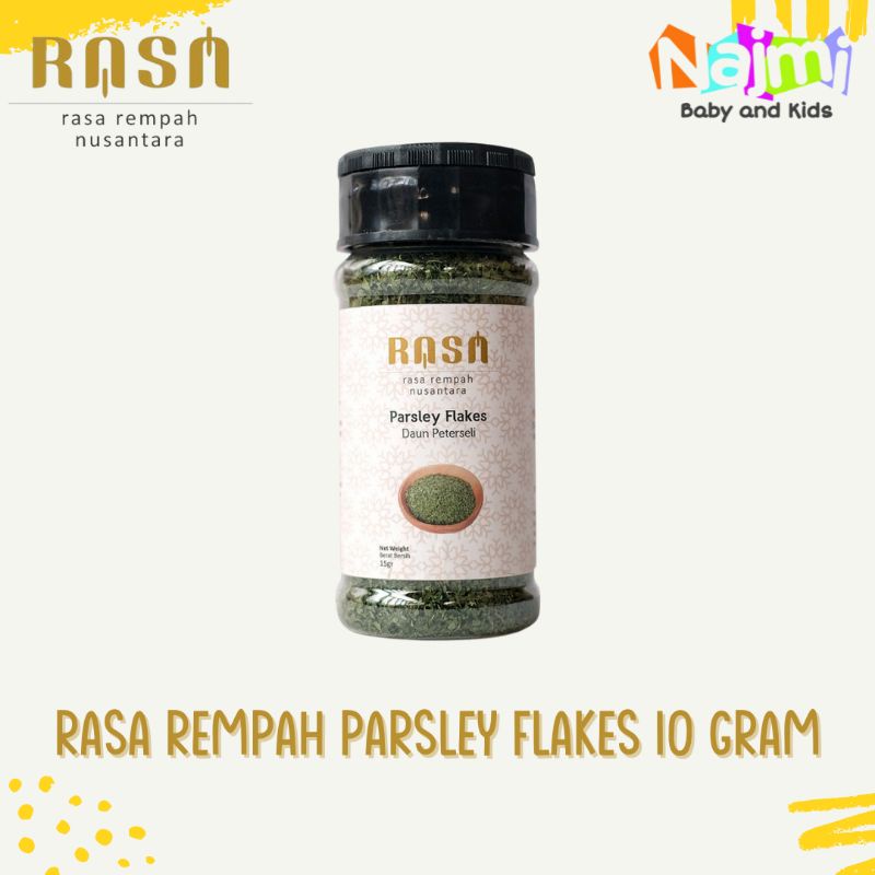 Rasa Rempah Nusantara Parsley Flakes 10 gr Daun Peterseli Kering 10gr