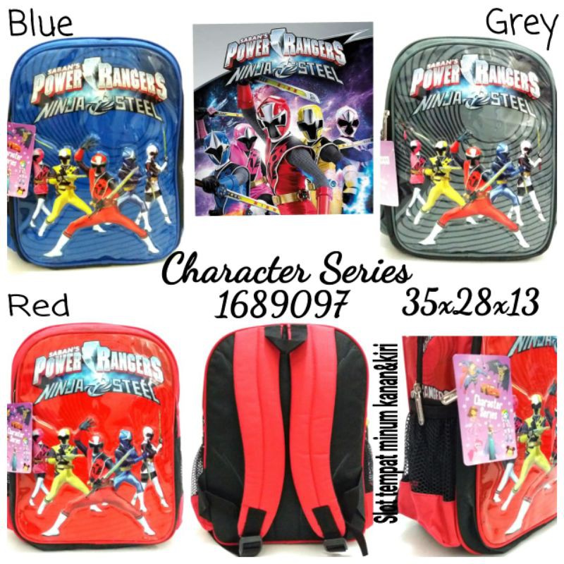 TAS RANSEL ANAK COWOK POWER RANGERS CHARACTER SERIES 1689097