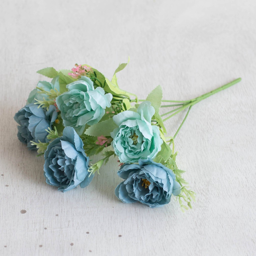 [6 Tangkai] Bunga Peony Pastel X6 / Bunga Plastik / bunga Artificial Dekorasi Buket Bunga (1 kg isi 25 pcs)