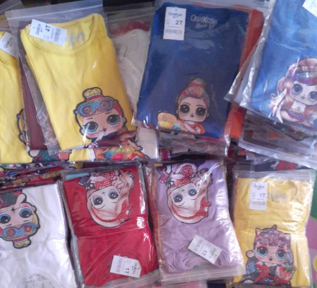 (COD)KAOS LOL LED anak (1-5tahun)