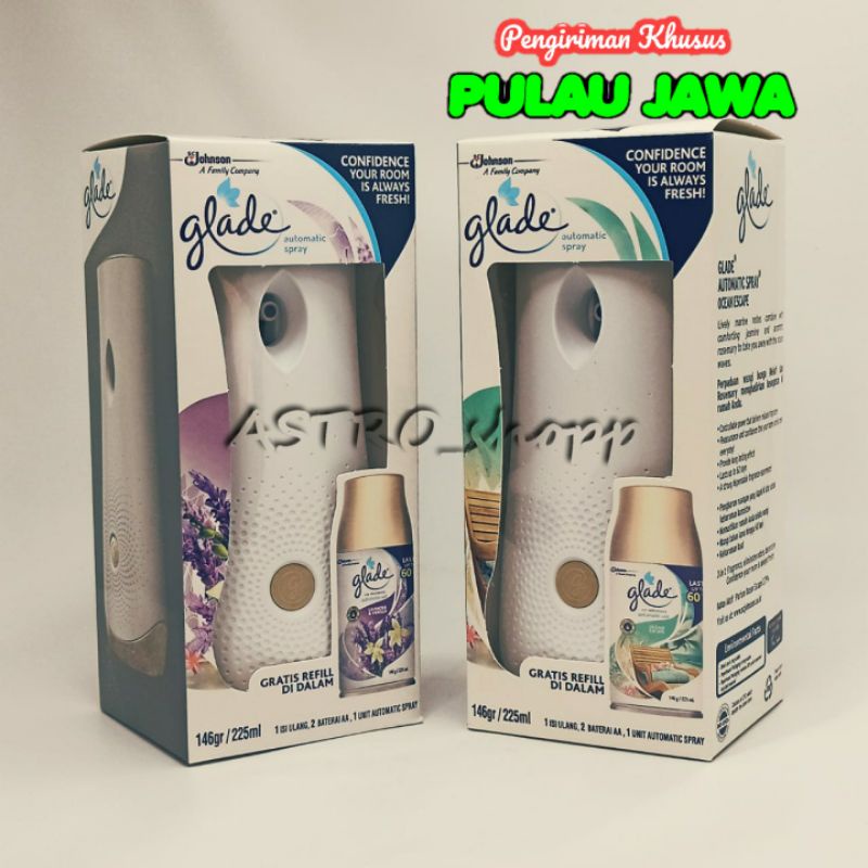 Jual GLADE Device Air Freshener Matic + Refill 225ml Shopee Indonesia