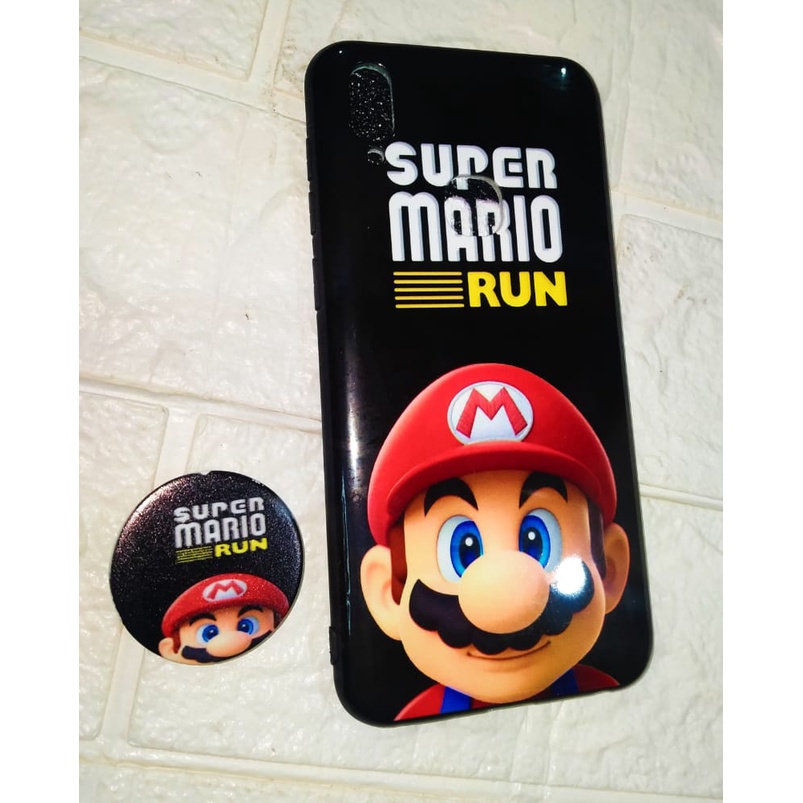 CASE HANDPHONE VIVO V11 MOTIF MICKEY TOM HULK POPAYE SUPER MARIO REALPICT