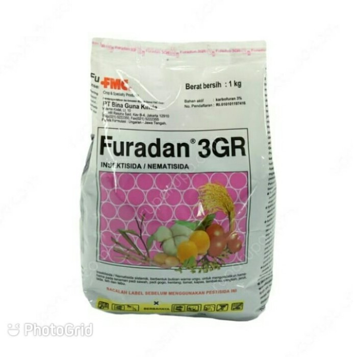 Furadan Insektisida / Nematisida kemasan repack isi 25gr