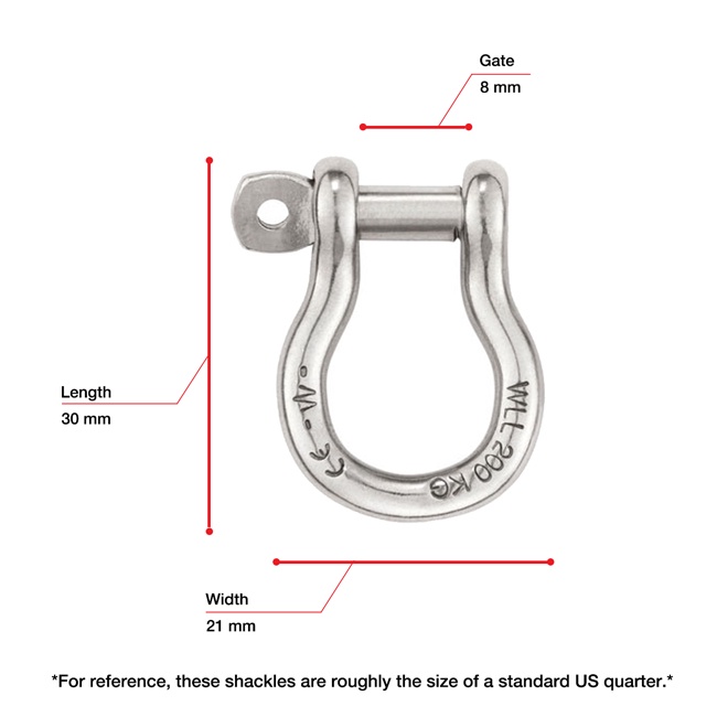 Petzl Shackles connector podium seat