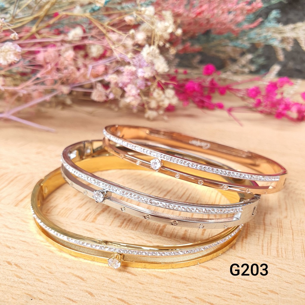Gelang Titanium Cartier Mata Premium G203A
