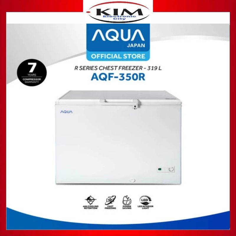 AQUA Japan Chest Freezer 319 Liter AQF-350R GARANSI RESMI