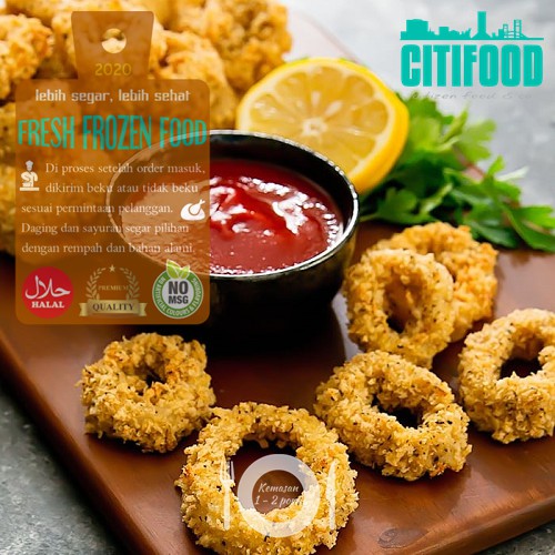 

Panko Calamari | Cincin Cumi Tepung Roti | Frozen