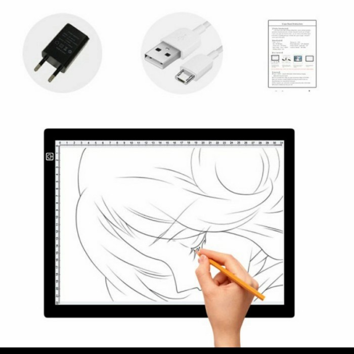 

Wow A4-C Ultra-Thin Led Stencil Tracing Drawing Board Light Pad - A4 Size Terlaris