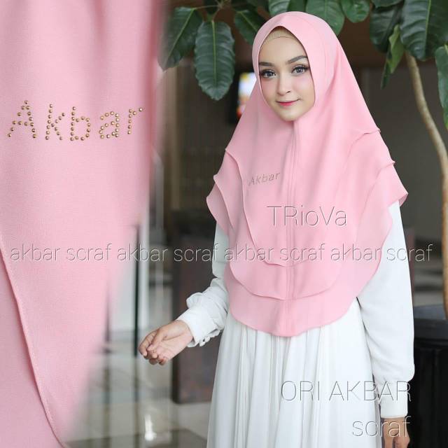 Hijab khimar triova by akbar ori termurah