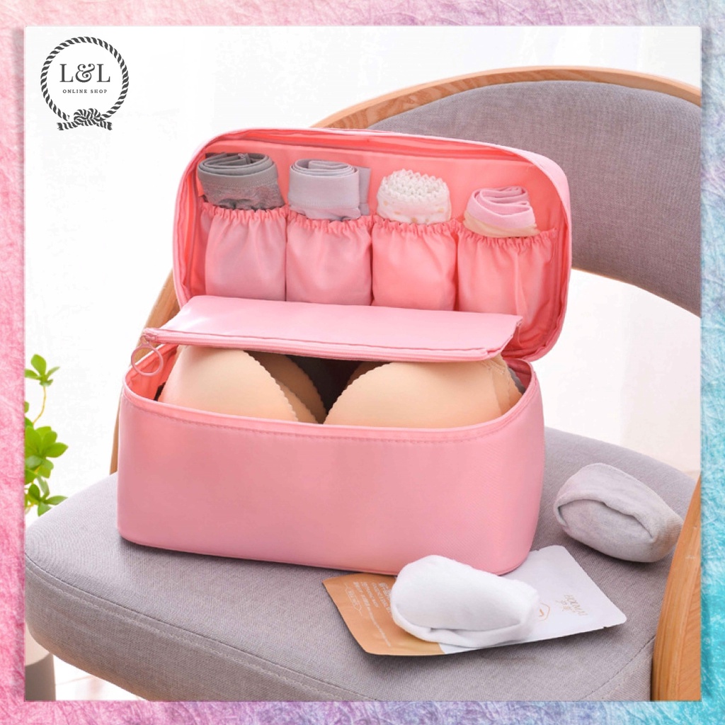 Tas Travel Bag Pouch Set Traveling Fashion Organizer Multifungsi Penyimpanan Pakaian Celana Dalam Serbaguna Terbaru