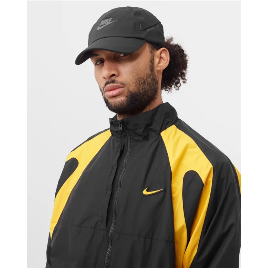 Nike Heritage86 Futura Cap Storm-Fit Black DM8307-010 Waterproof Repellent Topi Original 100%