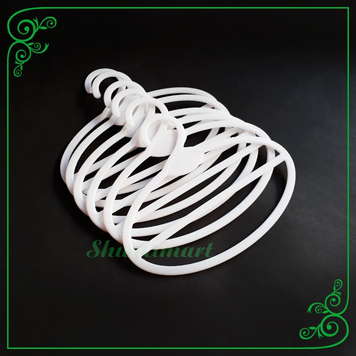 Hanger Jilbab Hijab Oval Gantungan Display Kerudung Pashmina Scarf Syal-3