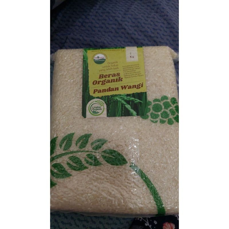 [ORGANIK] BERAS PANDAN WANGI | Beras Lingkar Organik | MPASI | Kemasan Vakum 1 Kg