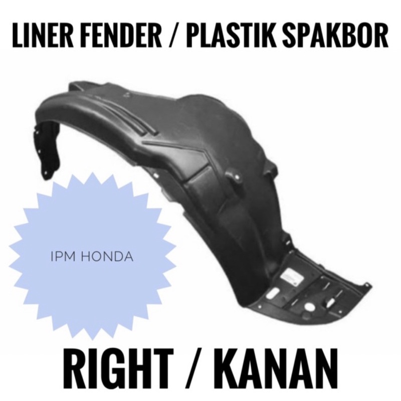 Innova 2004-2008 Inner Liner Linner Fender Plastik Spakbor Depan Kanan atau Kiri Toyota Innova Gen 1 Generasi Pertama 2004 2005 2006 2007 2008