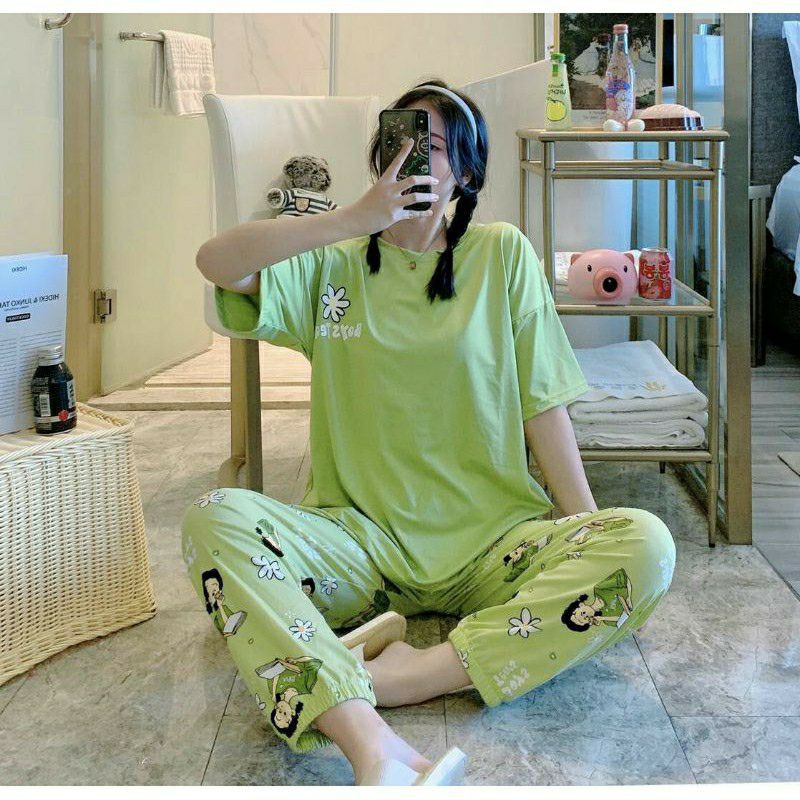 Piyama baju tidur wanita import joger
