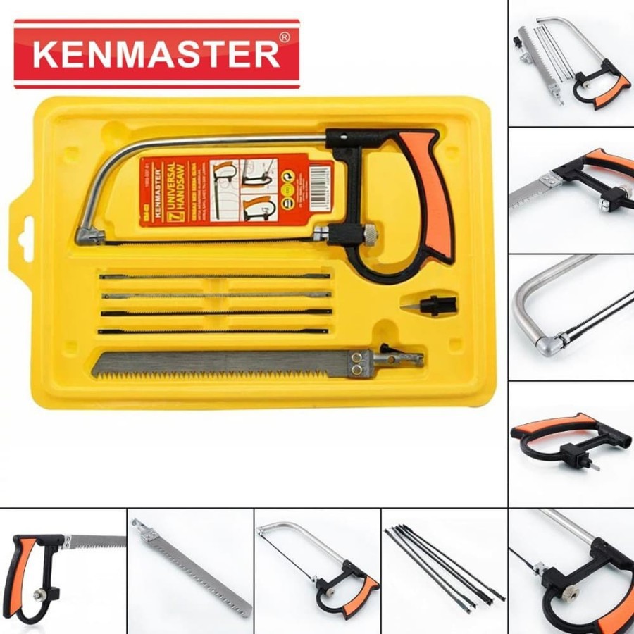 Kenmaster KM02 Universal Handsaw Gergaji Besi Multifungsi aluminium