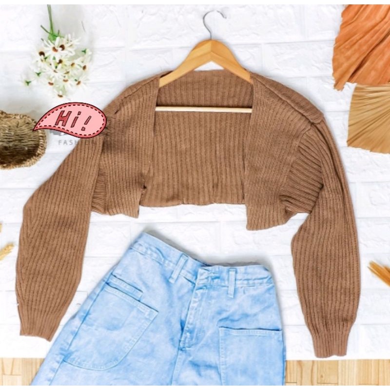 CARDIGAN BELLA RAJUT OVERSIZE CROP TEBAL REMAJA CARDIGAN BAJU WANITA DEWASA MURAH