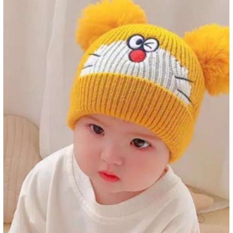 KUPLUK RAJUT ANAK DORAEMON