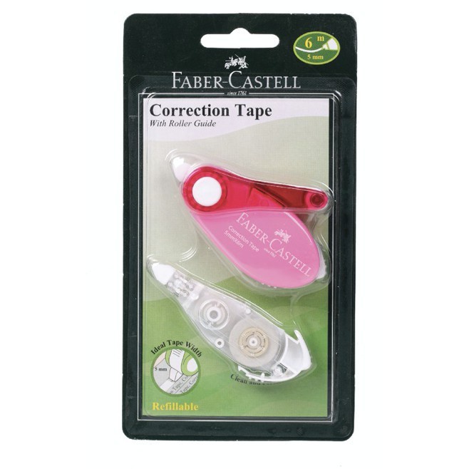 

Sale!!! Correction Tape Faber Castell Sr 506 Pita Koreksi 6Mx5Mm Tipex Kertas Terlaris