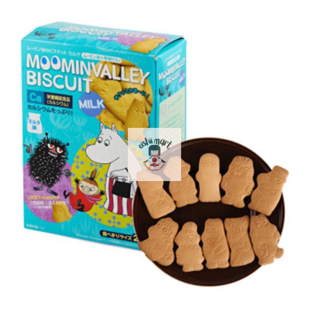 Hokuriku Moominvalley Milk Biscuit / snack impor / biskuit jepang / cemilan / biskuit impor / snack 