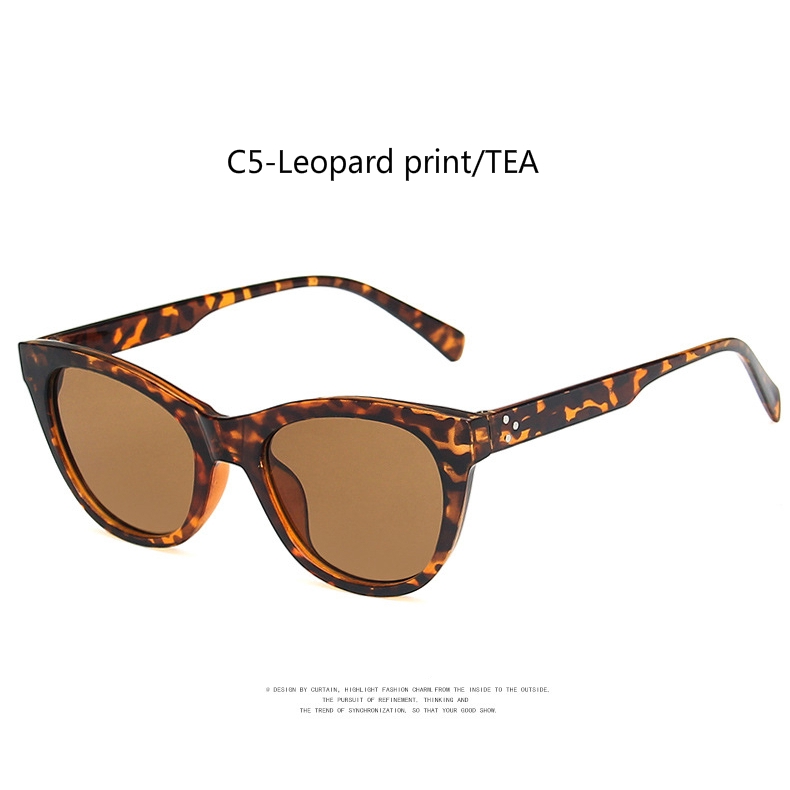 Fashion cat eye retro European and American men's and women's sunglasses