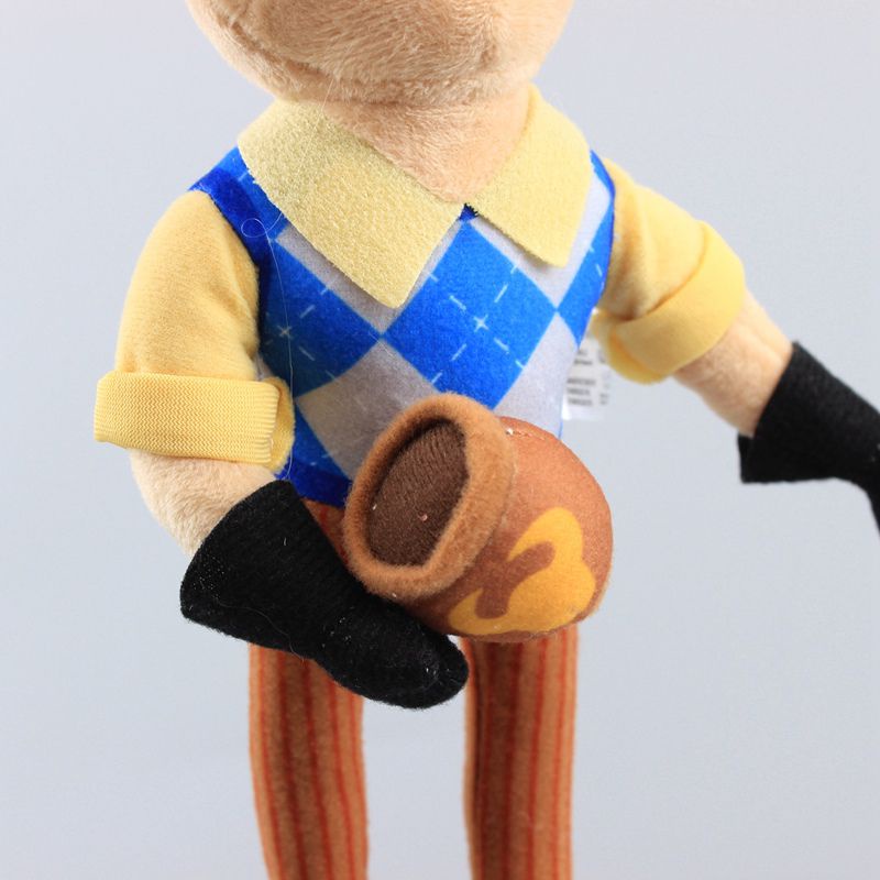 40cm 5 Hello Neighbor Flashlight Butcher Neighbor Plush Figure Toy Stuffed Doll