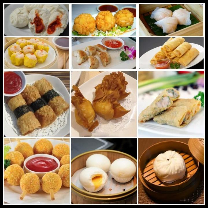 

Frozen Dimsum Siomay Hakau Spring Roll Lumpia Kulit Tahu Kuo Tie Bapao