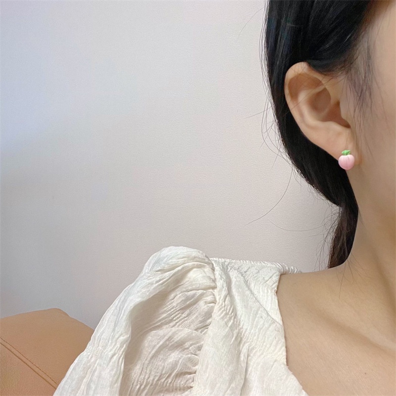 IFYOU 3pcs / set Anting Stud Desain Tulip Butterfly Gaya Vintage Korea Untuk Wanita