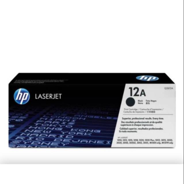 Toner LaserJet HP 12a q2612a