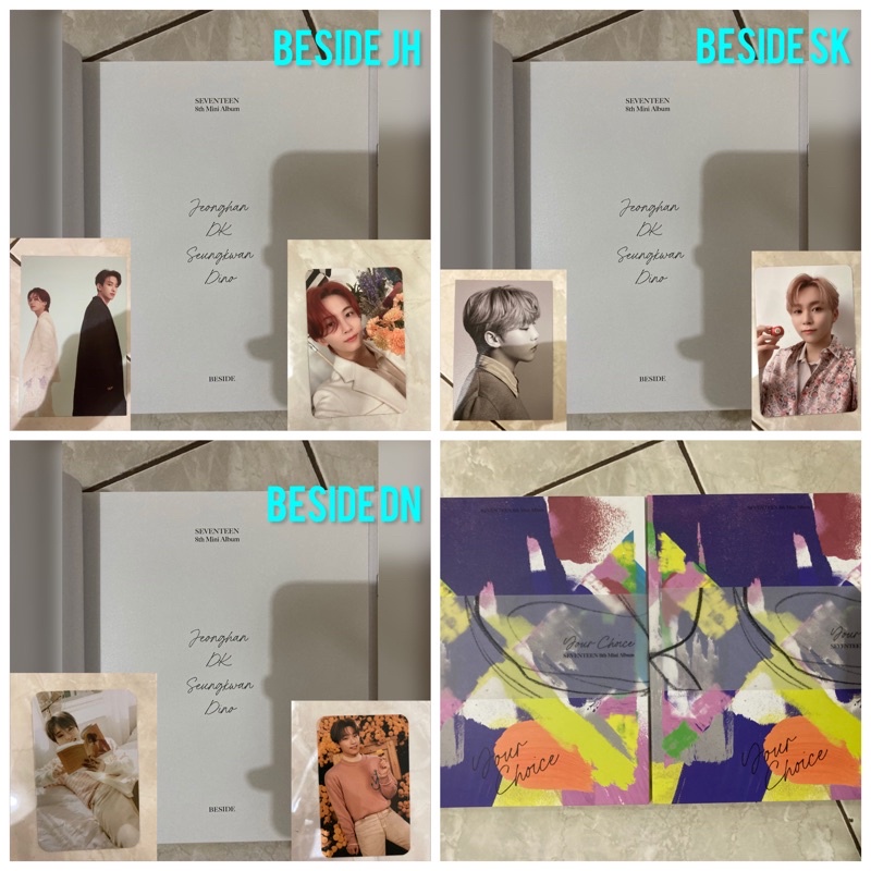 CLEARANCE SALE Your Choice BESIDE version - PC Jeonghan, Dino, Seungkwan