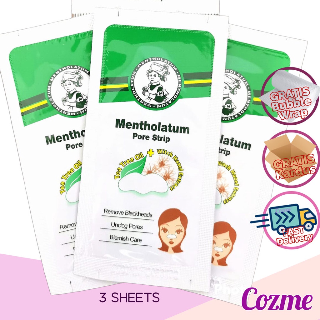 MENTHOLATUM Pore Strip 3 Sheets