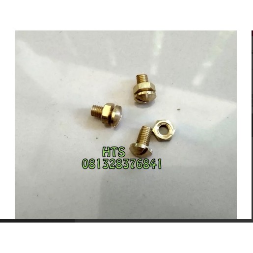 baut kuningan onthel mur baut kuningan