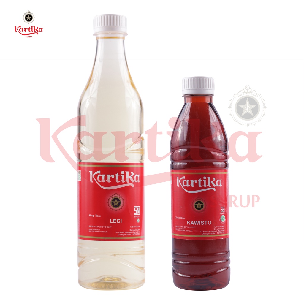 

KARTIKA Sirup Leci 620 ml & Kawisto 400 ml