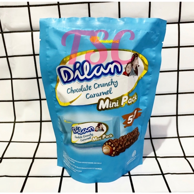 

DILAN Chocolate Crunchy Caramel MINI Pack 10 pcs Dilan Crunchy Chocolate Dilan Caramel Chocolate