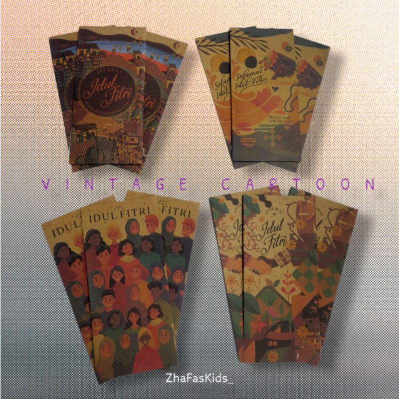 

AMPLOP LEBARAN MOTIF KARTUN "Uang tidak perlu dilipat " (isi 10pcs)