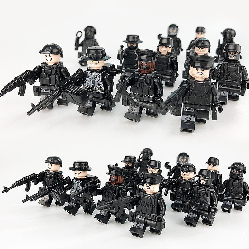 12 Pack Mainan Action Figure Model Ninja Militer Untuk Koleksi