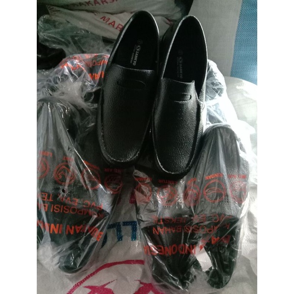 sepatu karet pria formal sankyo SAB 355 ukuran 39/40/41/42/43 warna hitam