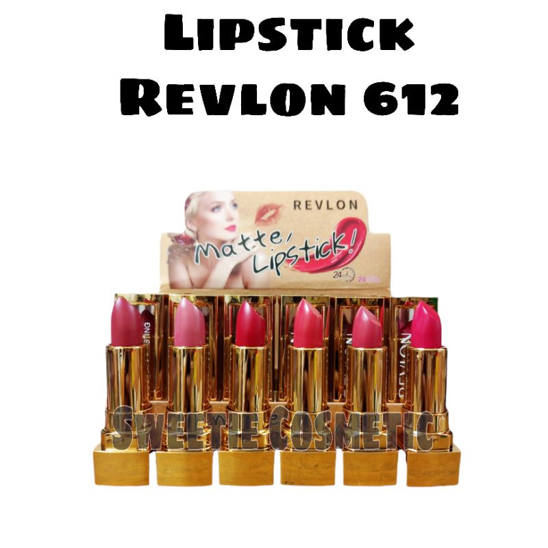 [ per lusin ] LIPSTICK REVLON MATTE 612  / Lipstick replo