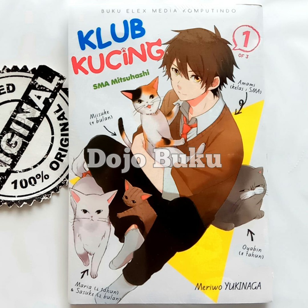 Komik Seri : Klub Kucing Sma Mitsuhashi by Merio Yukinaga