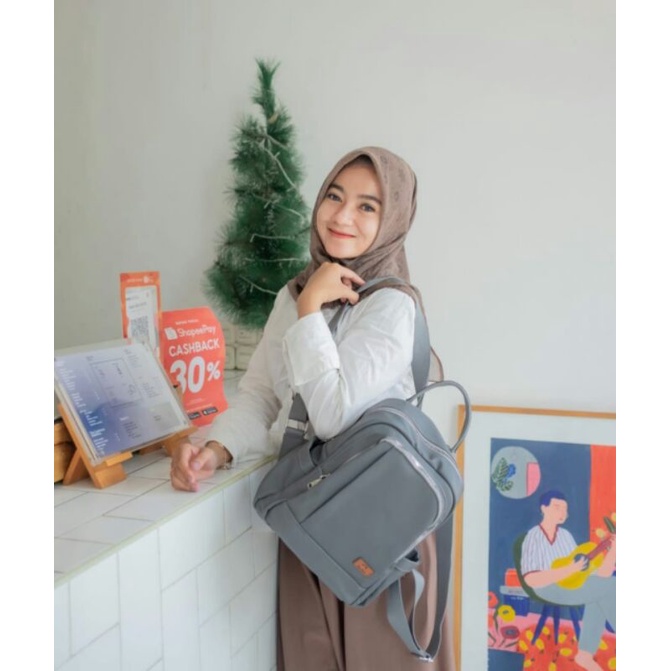 Ransel Danira By Biru Tsabita/Ransel Sekolah/Ransel Wanita/Biru Tsabita