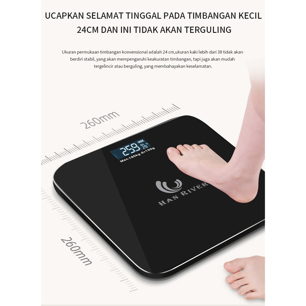 han river timbangan badan digital f1006 1y2003 1 body 180kg