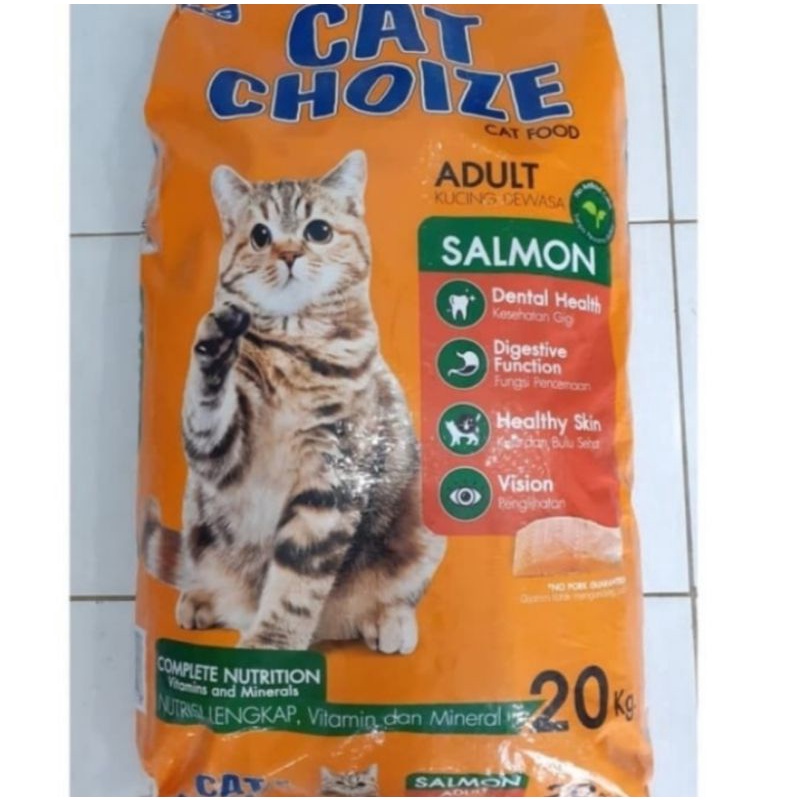 Makanan Kucing Cat Choize Adult Salmon 20 Kg