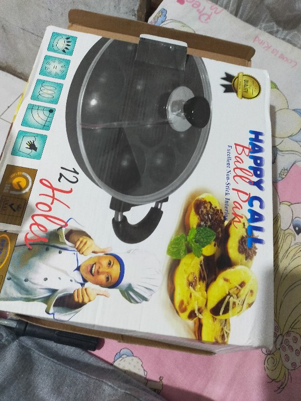 Cetakan Takoyaki Jumbo 12 Lubang + Tutup Kaca